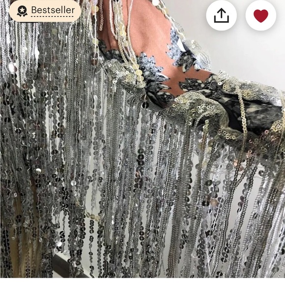 Sequin bodysuit one size - Picture 15 of 17